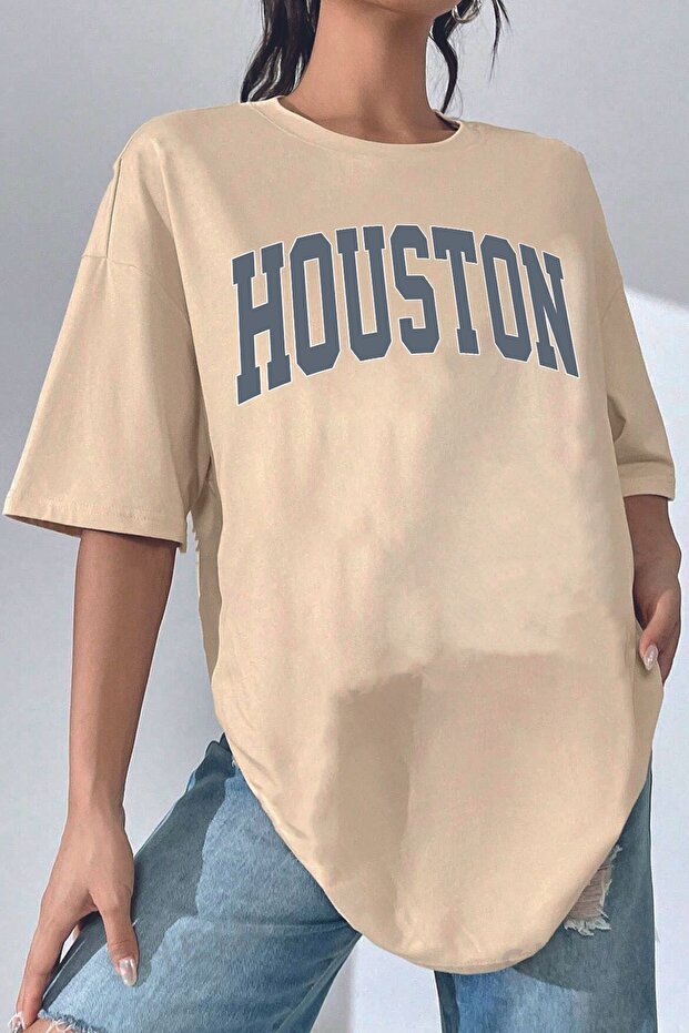 Unisex Houston Printed Design T-shirt