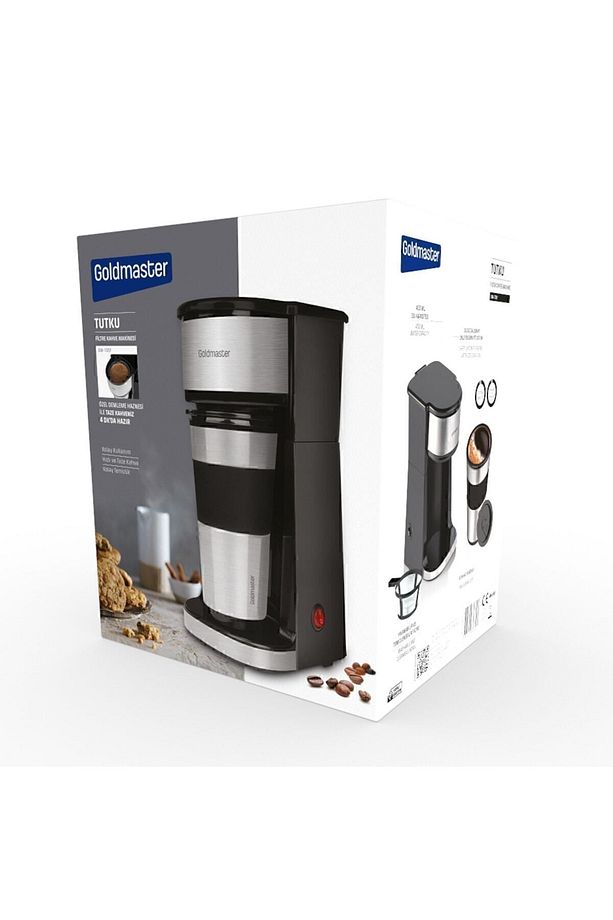 Tutku Seyahat Termos Bardaklı Bpa Içermeyen Kişisel Filtre Kahve Makinesi Gm7351 - 8
