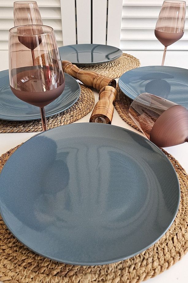 Soft Ege Servis Tabağı 27 Cm 4 Adet - 4