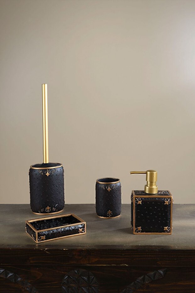 Luxton 4 Parça Banyo Seti Siyah - 1