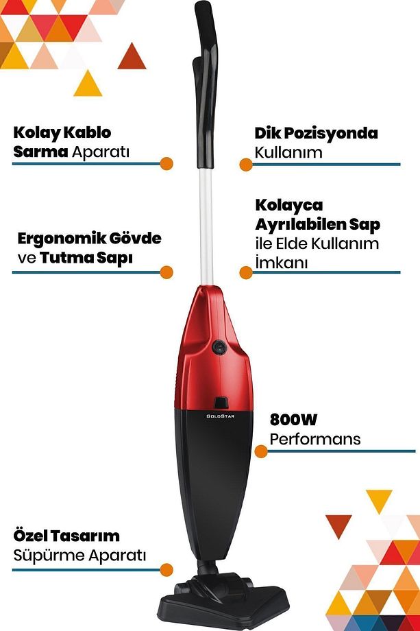2 in 1 Dikey Ve Elde Elektrikli Süpürge - 6