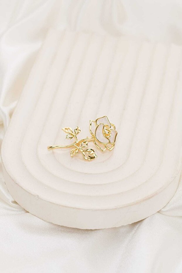 Kadın Gül Broş - 3