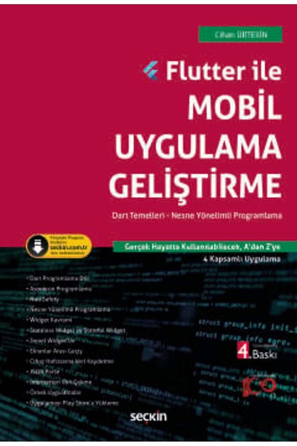 Flutter ile Mobil Uygulama Geliştirme Dart Temelleri - Nesne Yönelimli Programlama Cihan Ürtekin 4. - 1
