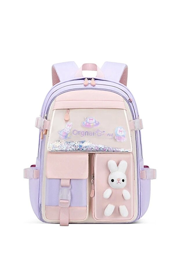 حقيبة مدرسية أصلية ذات جودة مقاومة للماء متعددة الأقسام من أرنب - 1