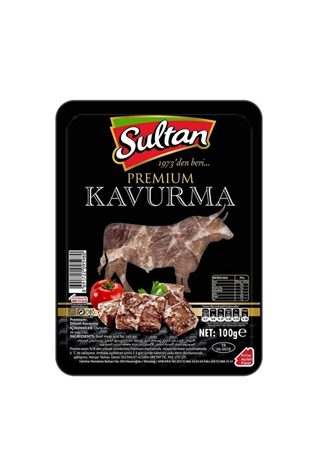 Sultan Dana Kavurma 100 Gr - 1