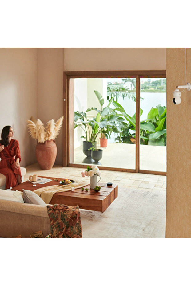 E1 Kablosuz Iç Mekan Wi-fi Ip 2k Kamera (APPLE HOME - AMAZON ALEXA - GOOGLE HOME DESTEKLİ) - 2