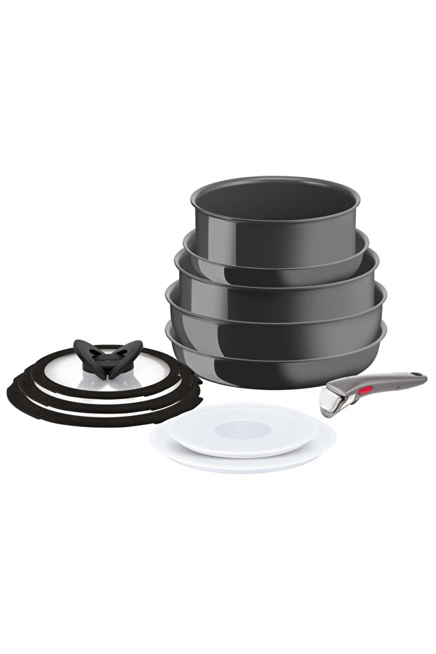 TEFAL Ingenio Ceramic Renew Seramik Kaplama Tava Tencere Seti - 11 Parça