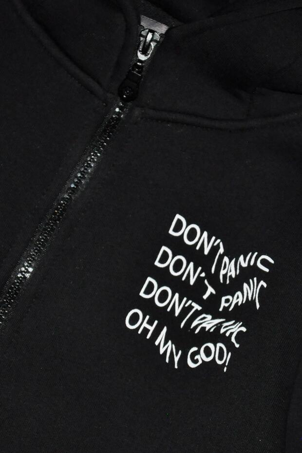 Panıc Erkek Çocuk Sweatshırt Siyah - 2