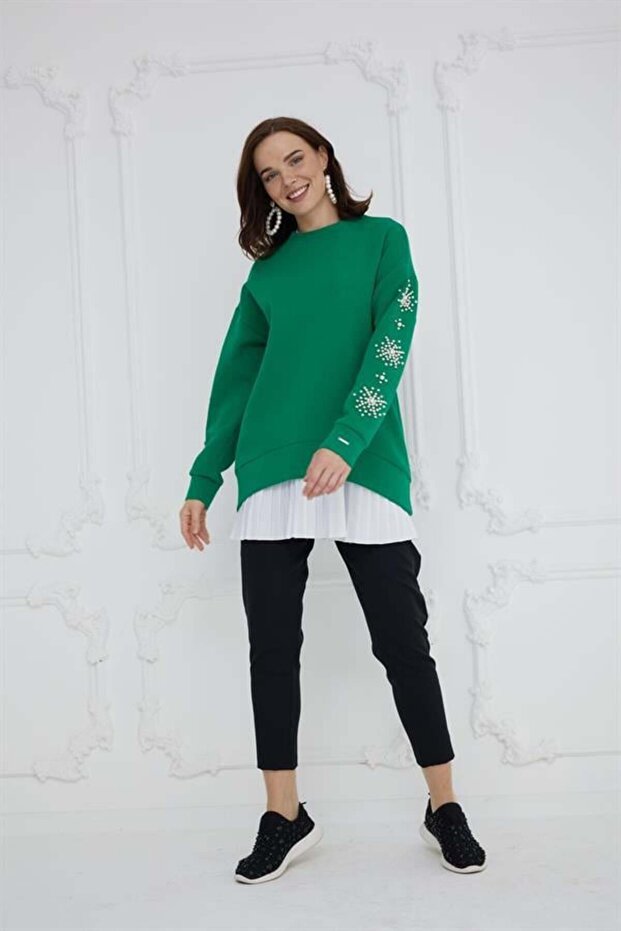 İNCİ İŞLEMELİ TUNİK - 1