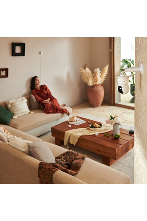 E1 Kablosuz Iç Mekan Wi-fi Ip 2k Kamera (APPLE HOME - AMAZON ALEXA - GOOGLE HOME DESTEKLİ) - 3