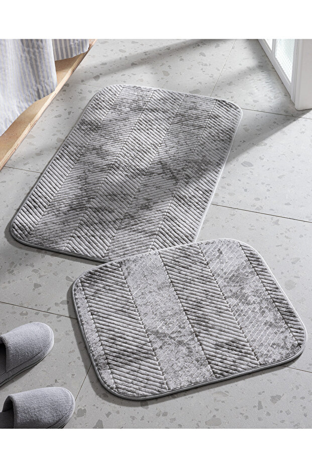 Eze Banyo Paspası - Gri - 1