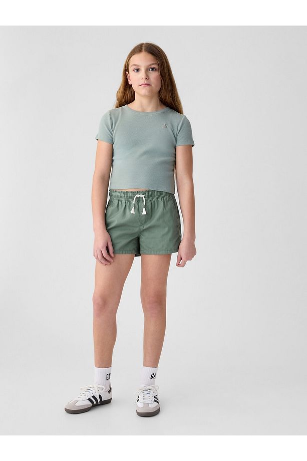 Kız Çocuk Yeşil Pull-on Washwell™ Şort - 6