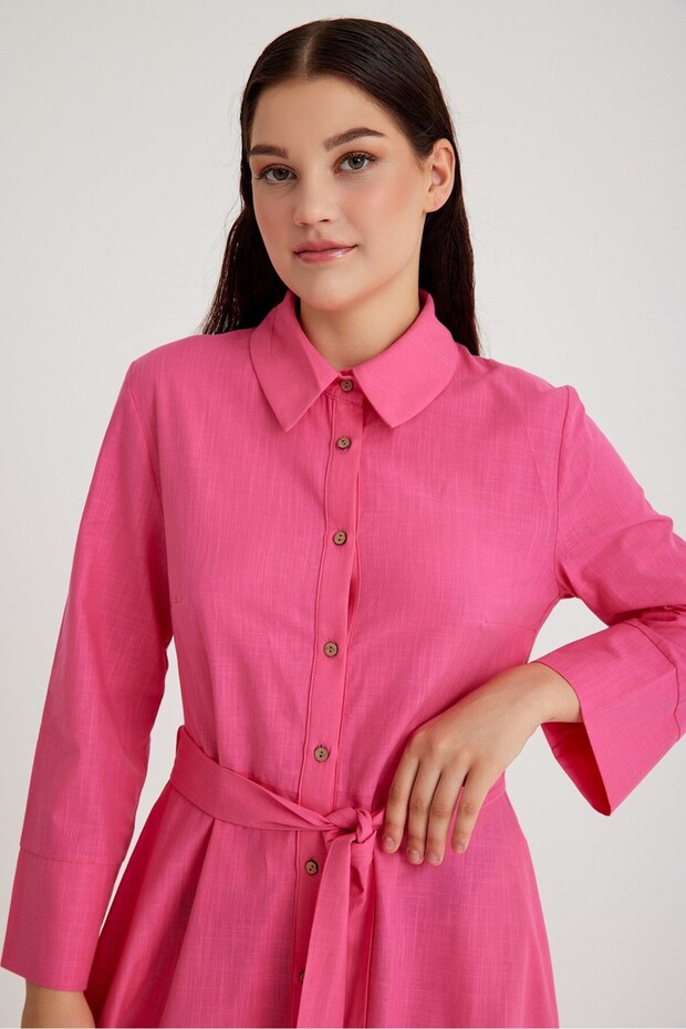 Rose Elbise Pembe - 3