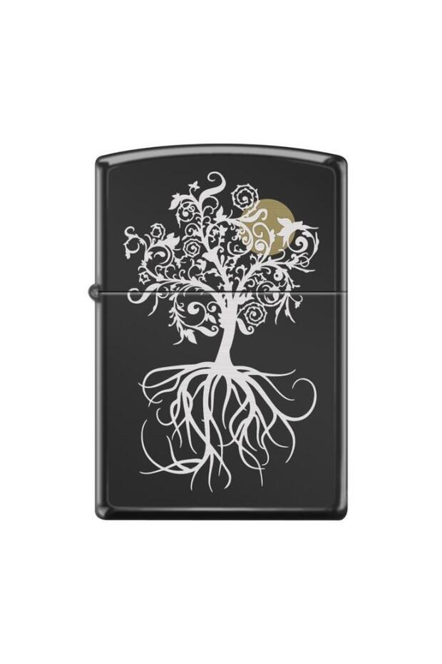 24756 Tree And Moon Design Çakmak - 1