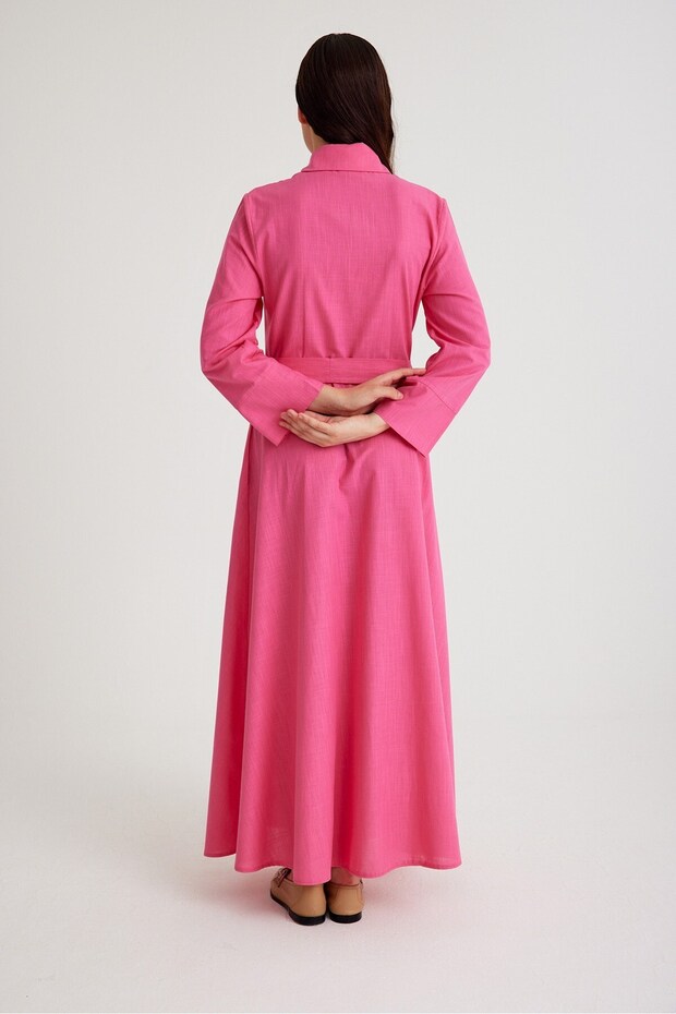 Rose Elbise Pembe - 5