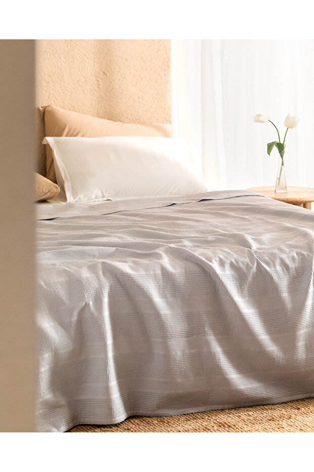 Mathilda Çift Kişilik Ecocell Düz Pike - 2