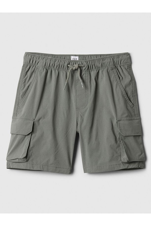 Erkek Çocuk Gri Hybrid Pull-on Kargo Şort - 1