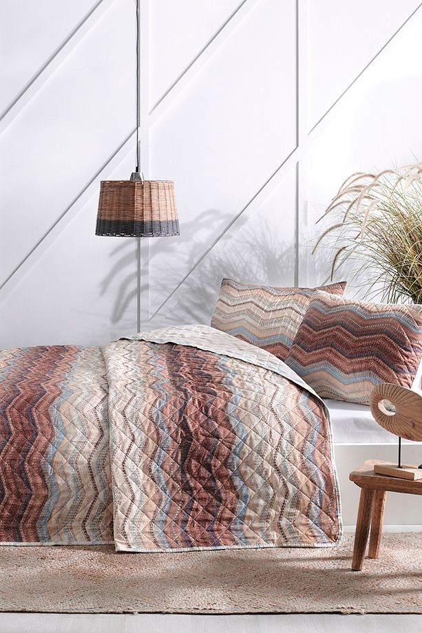 Curve Tek Kişilik Yatak Örtüsü 160x230 Cm - 1