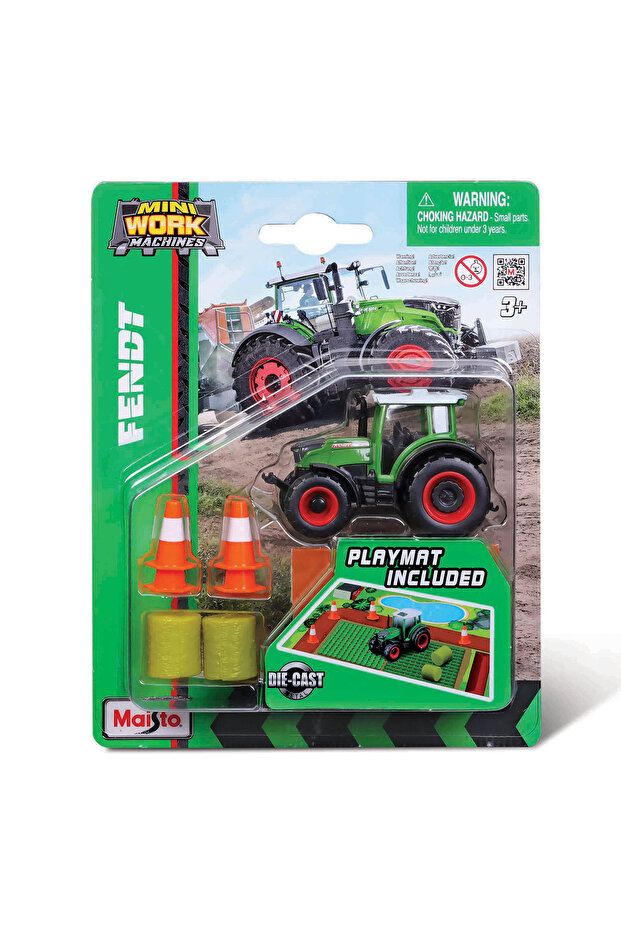 Mini Work Machines Traktör Oyun Seti - Fendt - 2