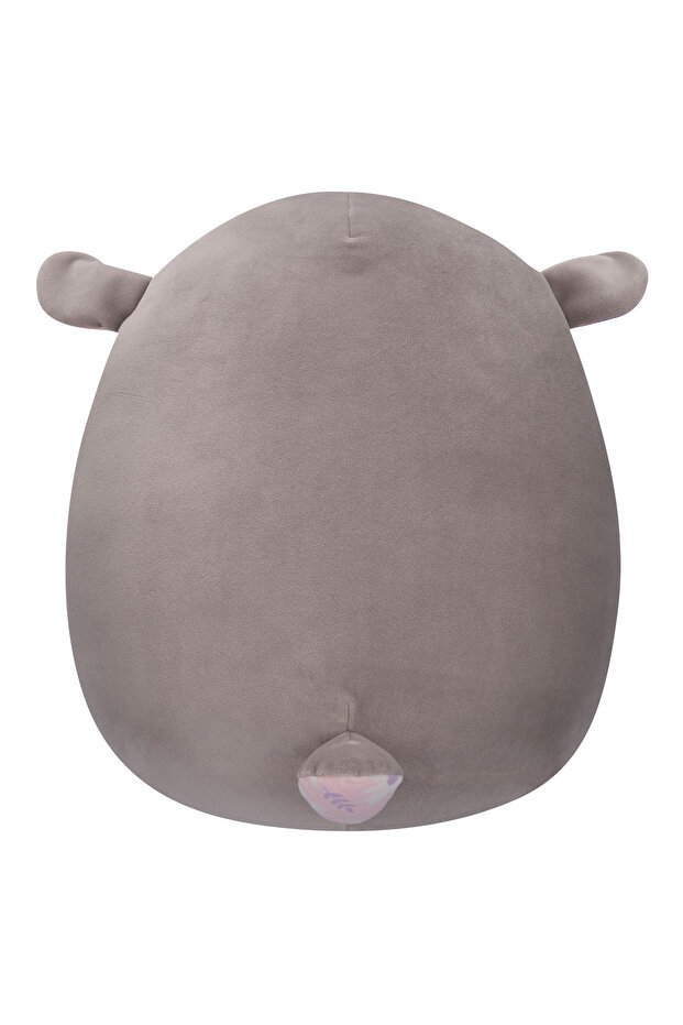 دمية سكويشميللو القطيفة ذات اللون الرمادي الفصحي مقاس 12 بوصة - 3