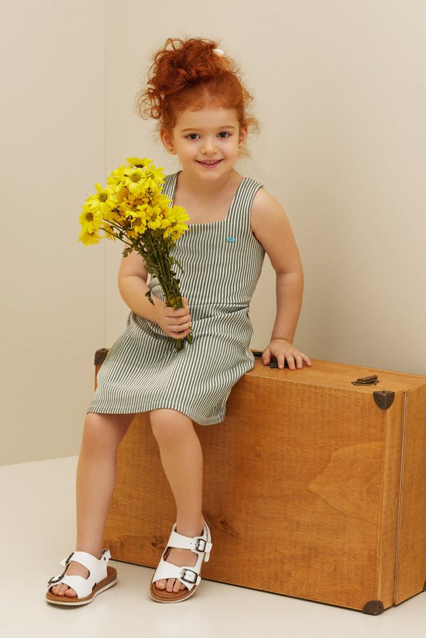 Girl's Mint Knitted Dress 50263522 -Vr090