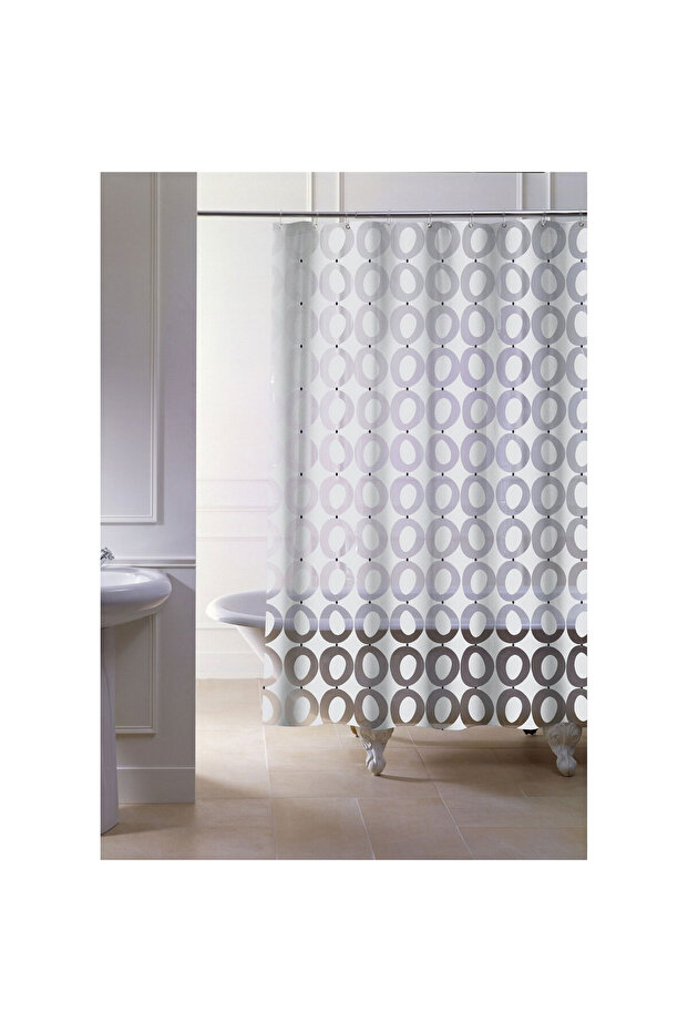 Half Moon Peva Banyo Perdesi 180 x 200 CM - 1