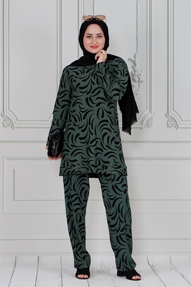 مجموعة توليب خضراء مزدوجة - 1