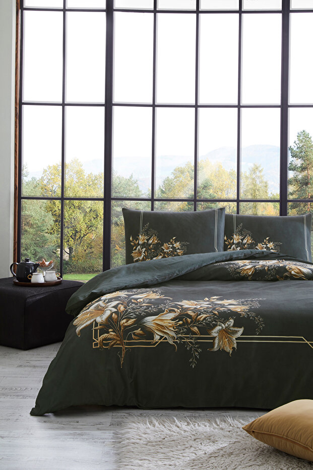 Golden Lily Tek Kişilik Soft Life Saten Nevresim Takımı - 1