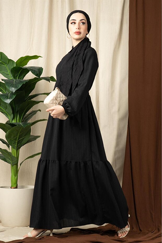 Sena Buy Tunnelled Dress-Black