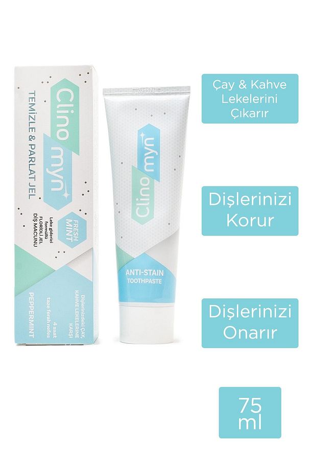 Fresh Diş Beyazlatan Ve Parlatan Jel Diş Macunu 75 ml X 4 Adet - 3