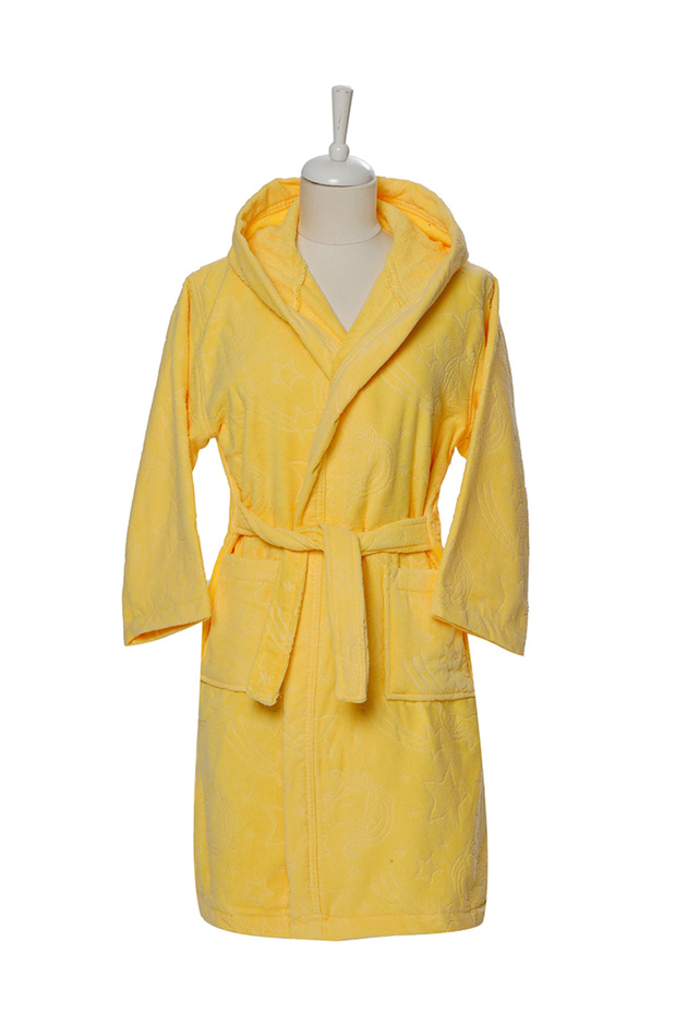 Velvet Hooded Unicorn Bathrobe - 5/6 Years Old
