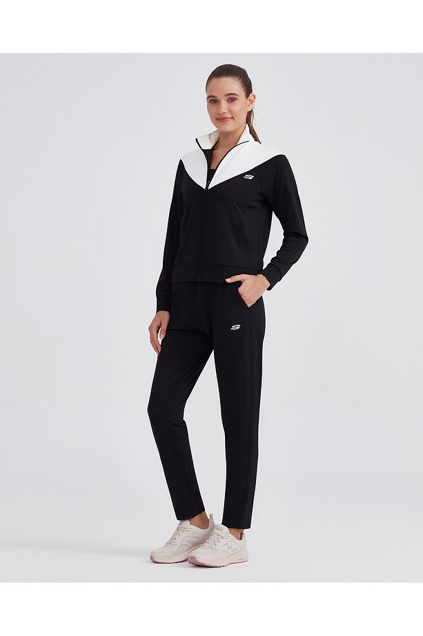W Micro Collection Colorblock Suit Kadın Siyah Eşofman Takımı S212251-001 - 6