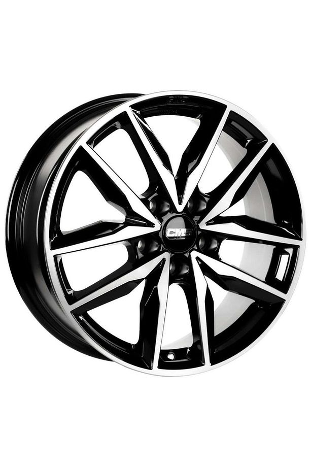 -1129-05 7.0x17"-5x100 Et40 57.1 Diamond Black Gloss - 1
