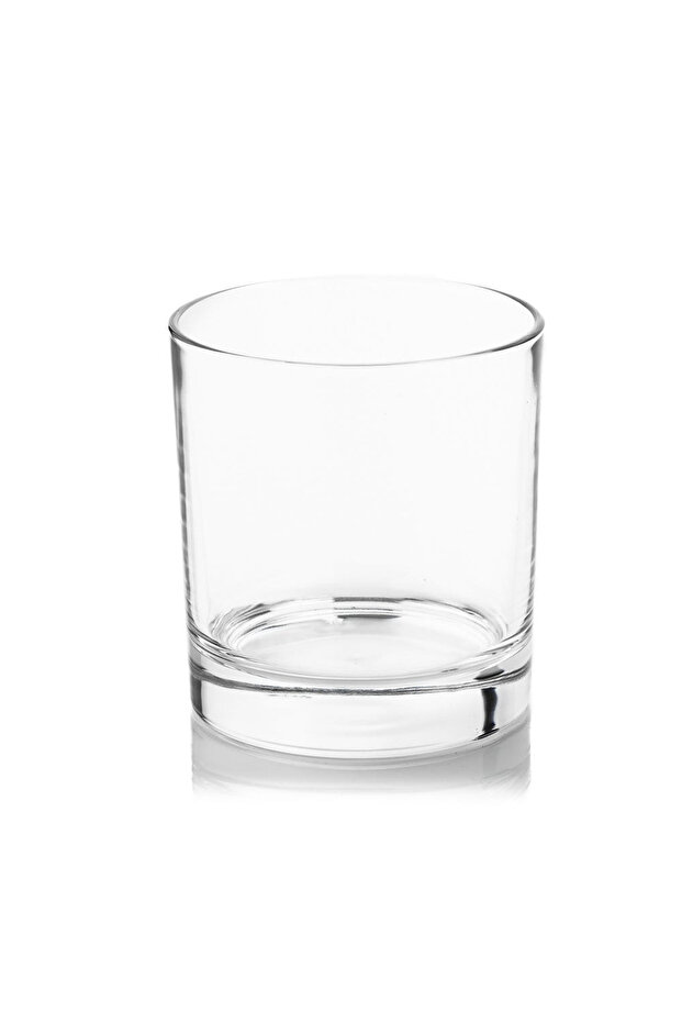 1 Piece Transparent Plain Glass Cup - Suitable for Filling -300 Cc