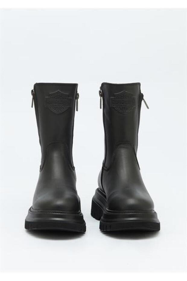 River Kadın Siyah Deri Bot - 3