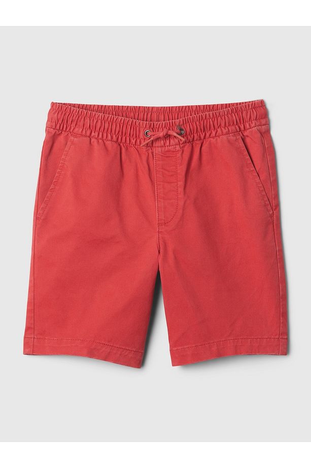Erkek Çocuk Kırmızı Twill Easy Şort - 3