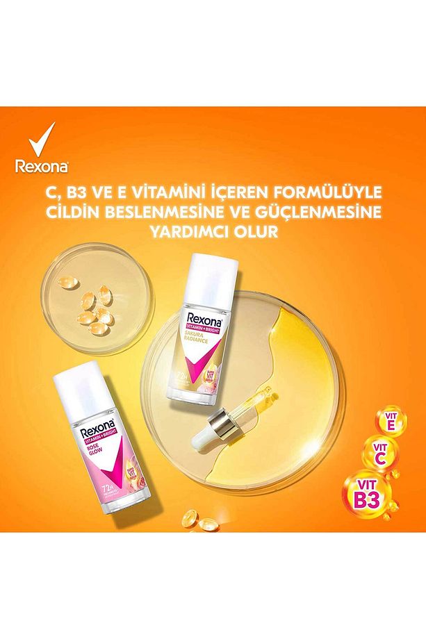 Vitamin Bright Kadın Roll On Deodorant Sakura Radiance 45 ml X2 - 5