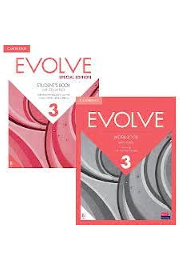 كتاب الطالب Evolve Level 3 مع حزمة رقمية وكتاب تمارين مع إصدار خاص بالصوت