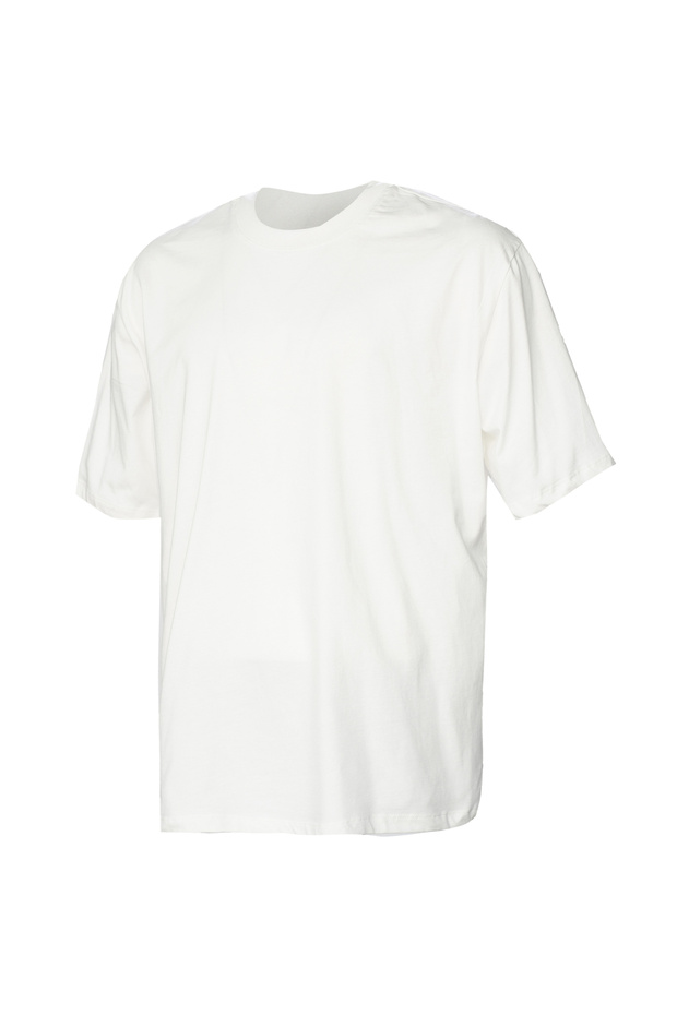 POLYGONAL OVERSIZE KISA KOLLU TİŞÖRT - 5