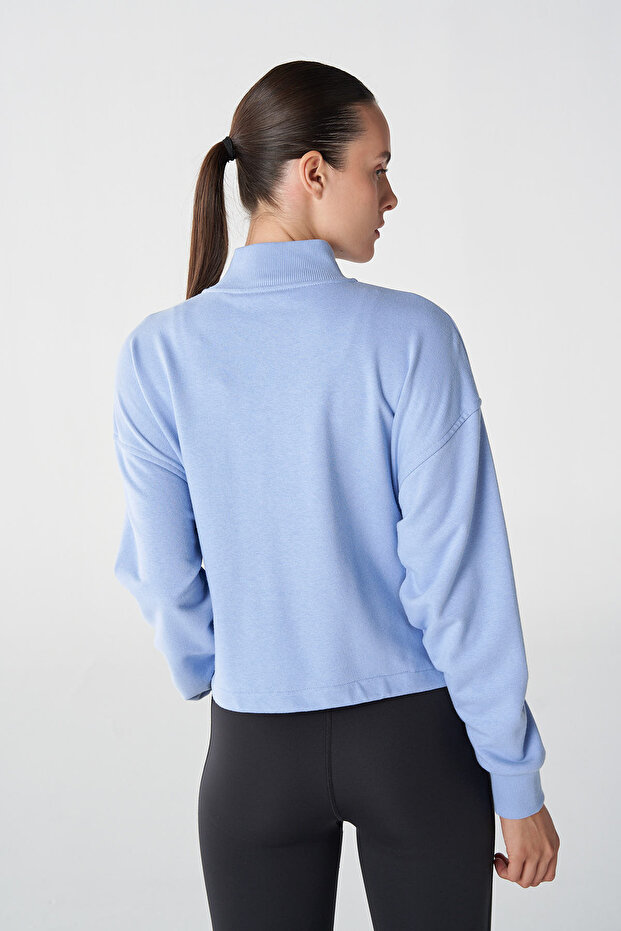 Freya Fermuarlı Sweatshırt - 3