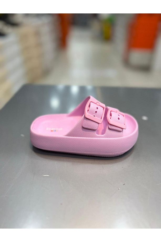 Çift Toka Patik Unisex Çocuk Terlik - 2