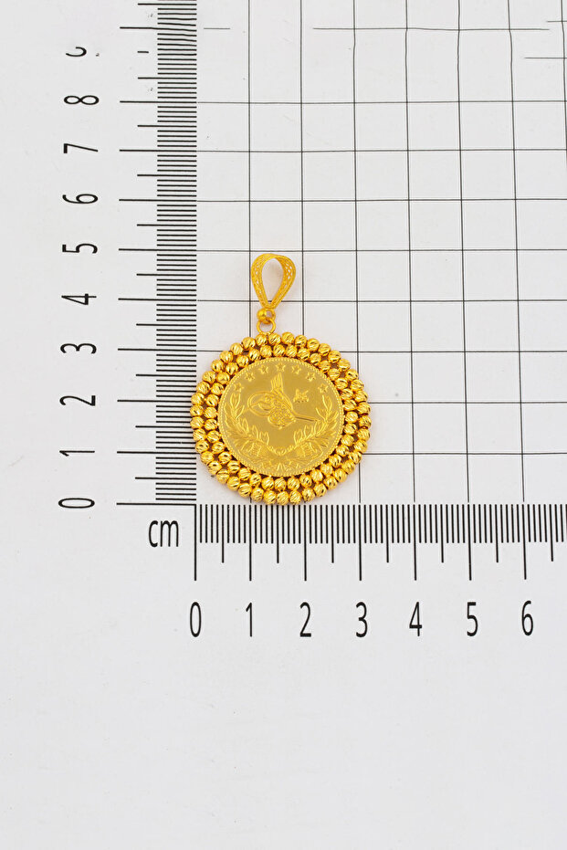 Tam Reşatlı 22 Ayar Altın Kolye - 6