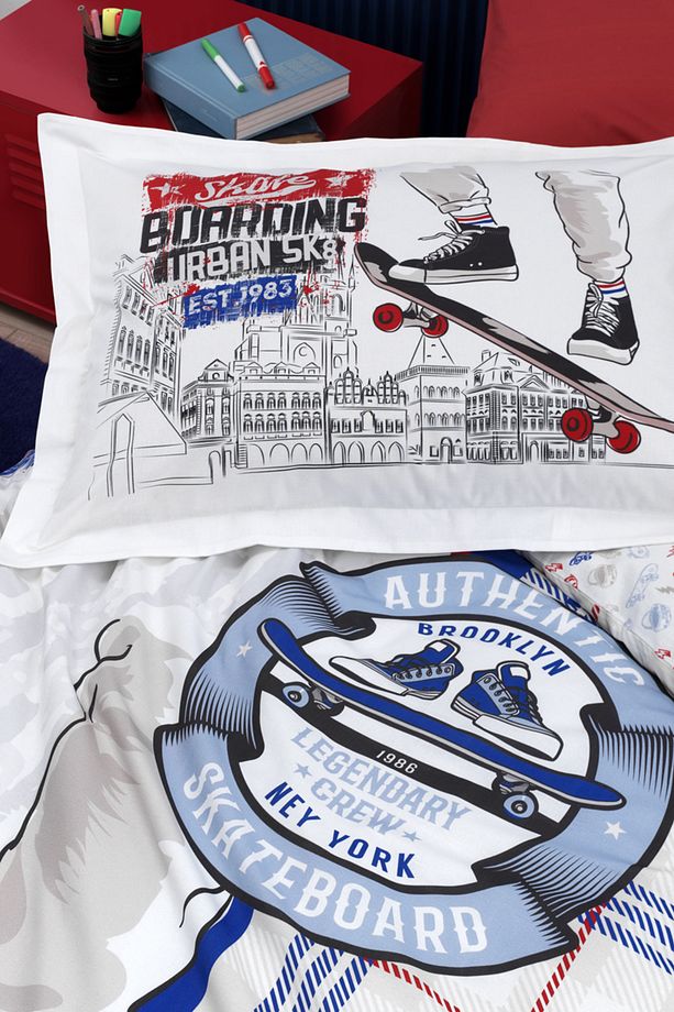 Skate Tek Kişilik Nevresim Takımı - 2