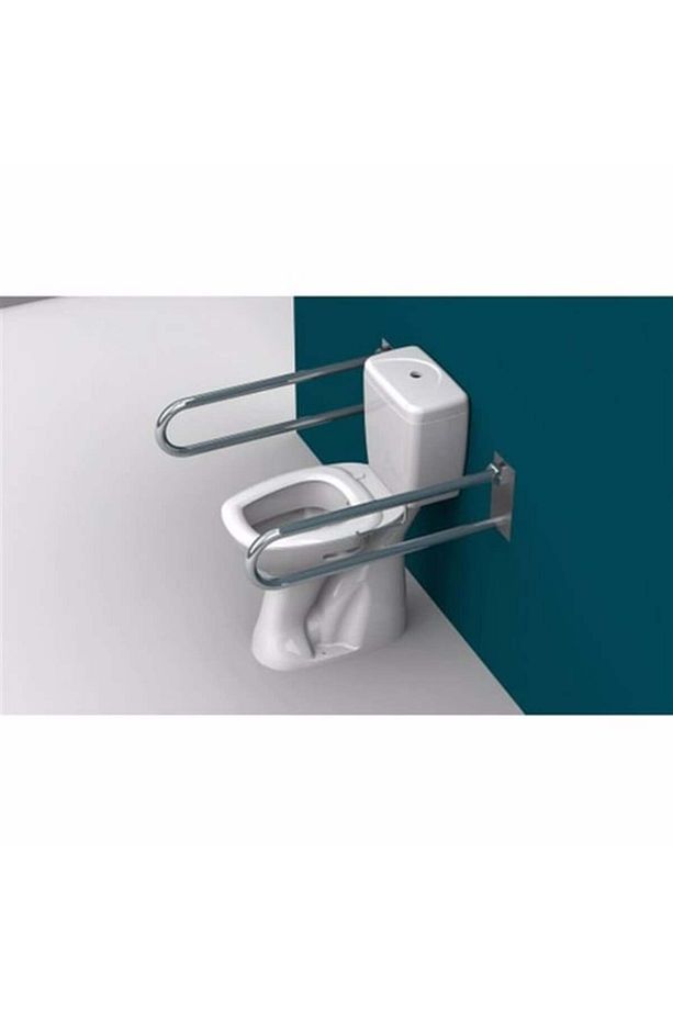 Q32 Mafsallı Standart Banyo Wc Engelli Tutunma Barı - 2