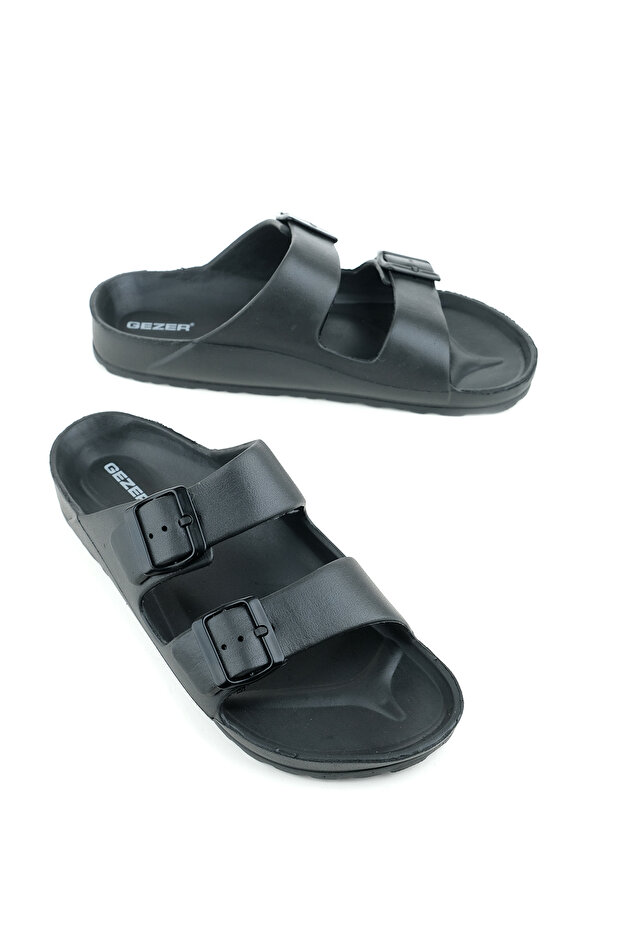 Two Buckle Adjustable Men's Slippers Suitable for Wet Floor - 1
