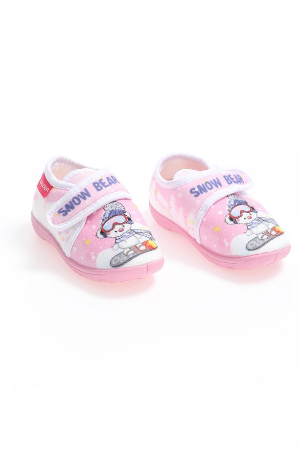 Kışlık Kız Bebe Panduf Ayakkabı - 1