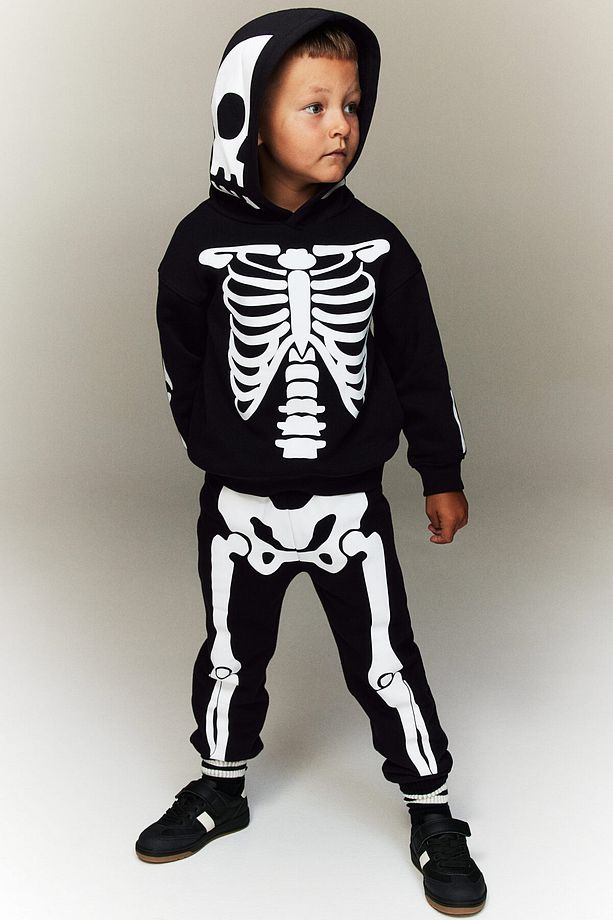 2 Parçalı Baskılı Sweatshirt Set - 2