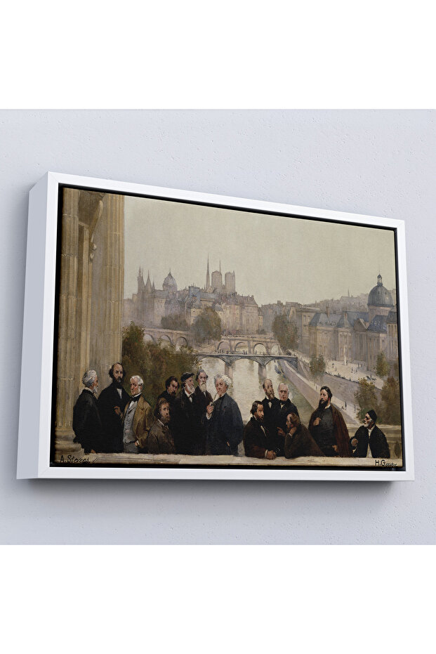 Henri Gervex într-un cadru de lemn - Panoramas de secol Rousseau Table-7095 - 4