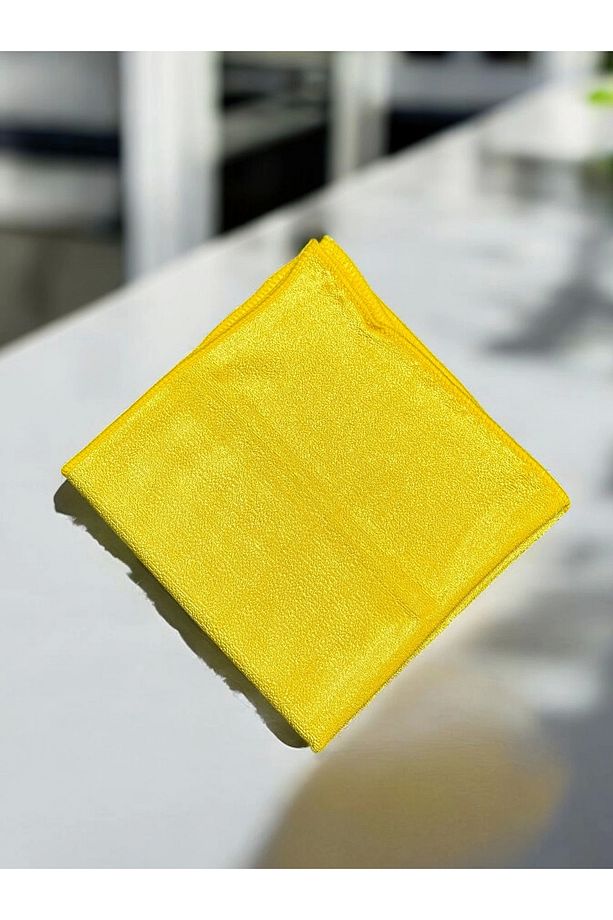 Süper Yüzey Temizlik Bezi 40x40 Cm Sarı - Kaliteli Mikrofiber - 8