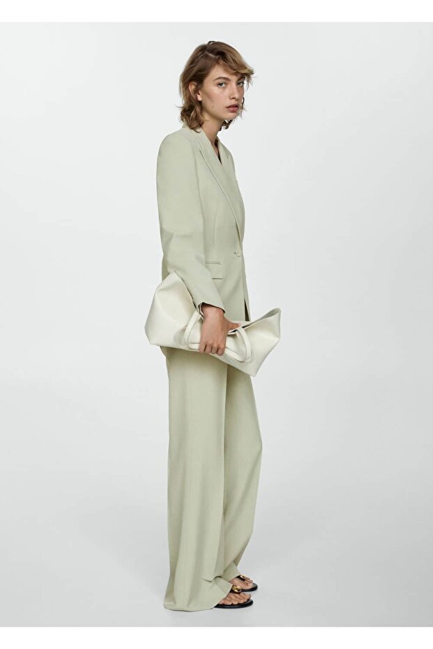 Lyocell kumaş pantolon - 2